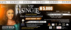 VIP Single Ticket 5000